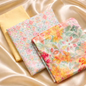 Colourful Soft cotton dress for festive