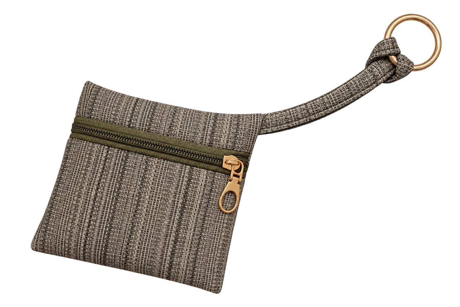 Olive Ribbed Ultra Soft Tote Bag - Image 3