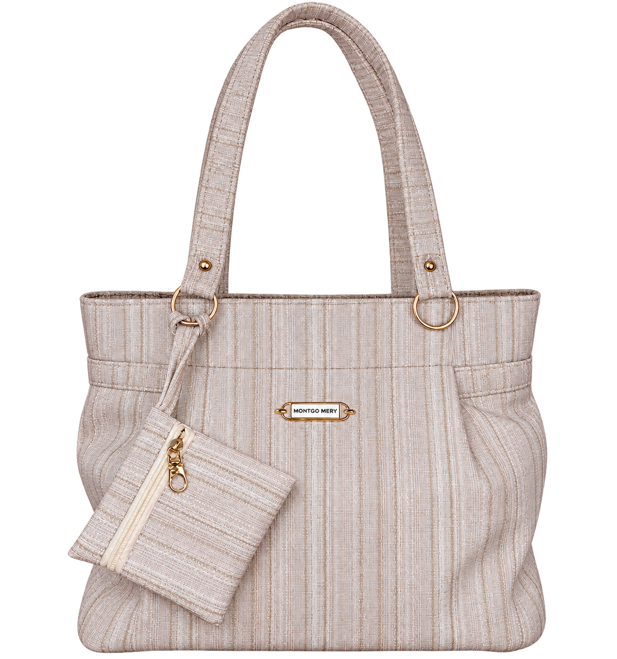 Beige Tote Bag for Women