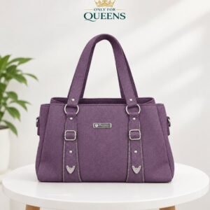 purple handbag